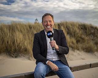 Frank Bremser ist für das AUTOZUG Radio auf der Insel Sylt unterwegs