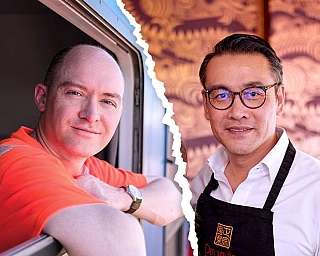 Gegenüberstellung von zwei Personen: Edward und Dennis treffen im TV-Format Seitenwechsel aufeinander und tauchen in die Welt des anderen ein.