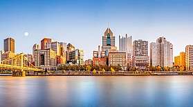 Skyline von Pittsburgh, PA