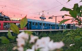 BTE AutoReiseZug auf dem Weg von Hamburg-Altona nach Lörrach BTE AutoReiseZug auf dem Weg von Hamburg-Altona nach Lörrach