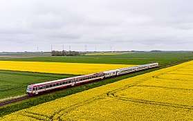 RB 65 auf dem Weg nach Dagebüll RB 65 auf dem Weg nach Dagebüll